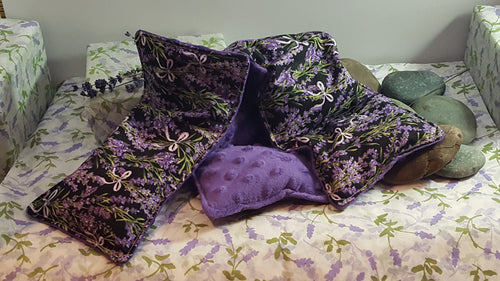 Lavender Neck and Eye Pillow hot/cold pack set