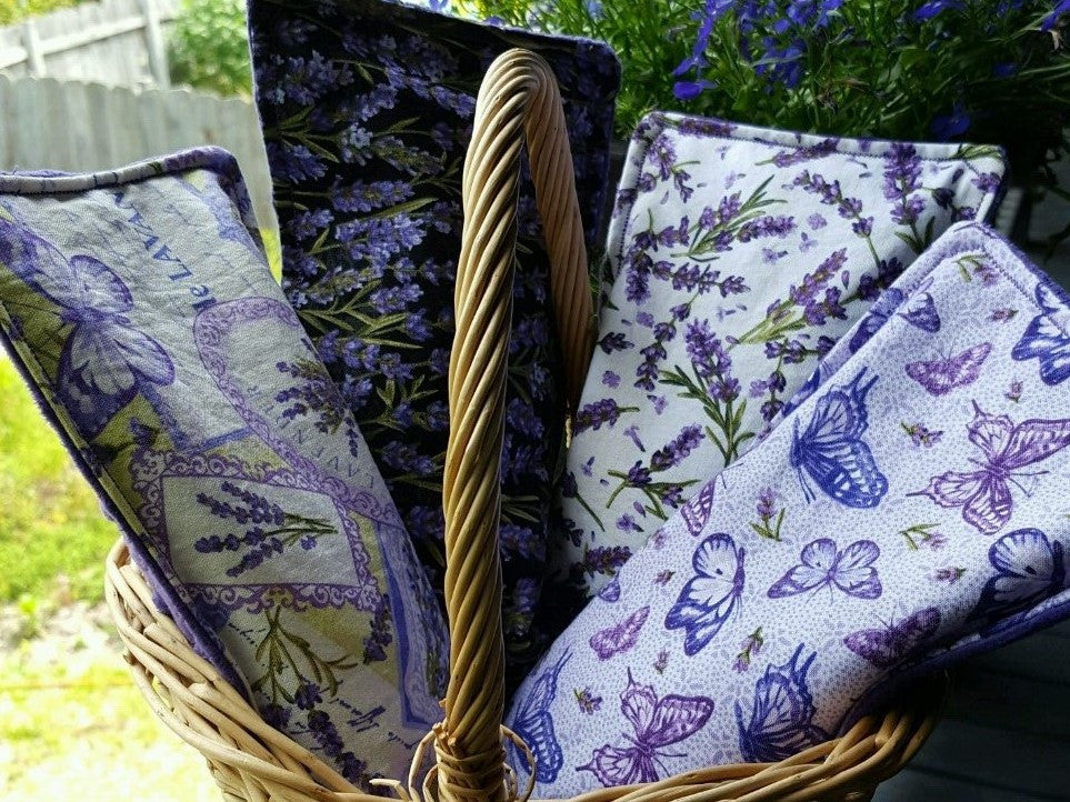 Lavender And Flax Seed Set of 4 Eye Pillows